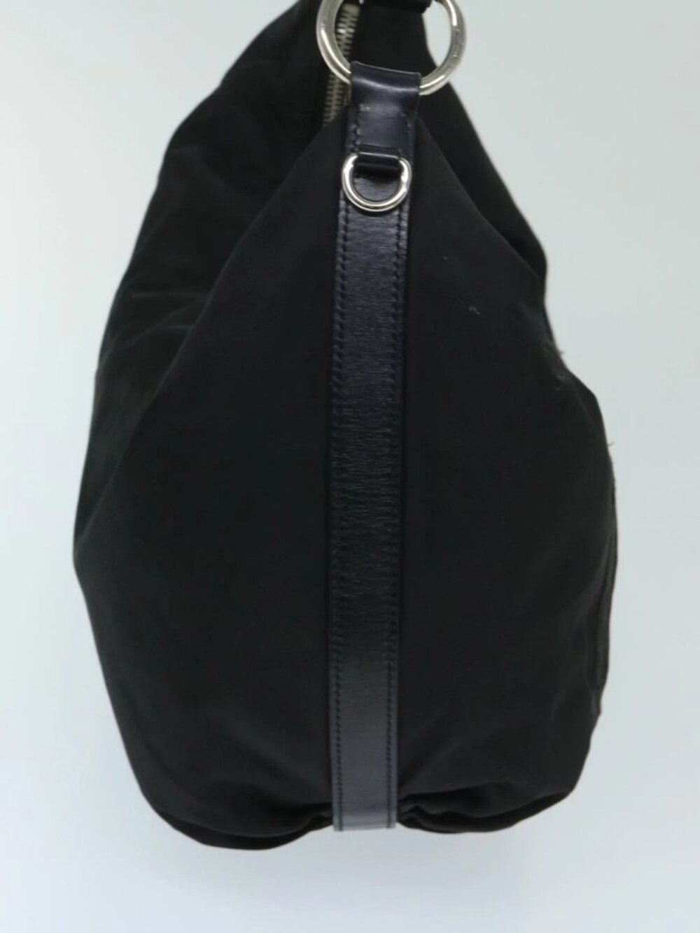 PRADA Shoulder Bag Nylon Black Auth - Picture 7 of 16